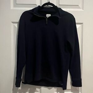 NWOT Crewcuts Youth Boys Quarter Zip Dark Navy Top